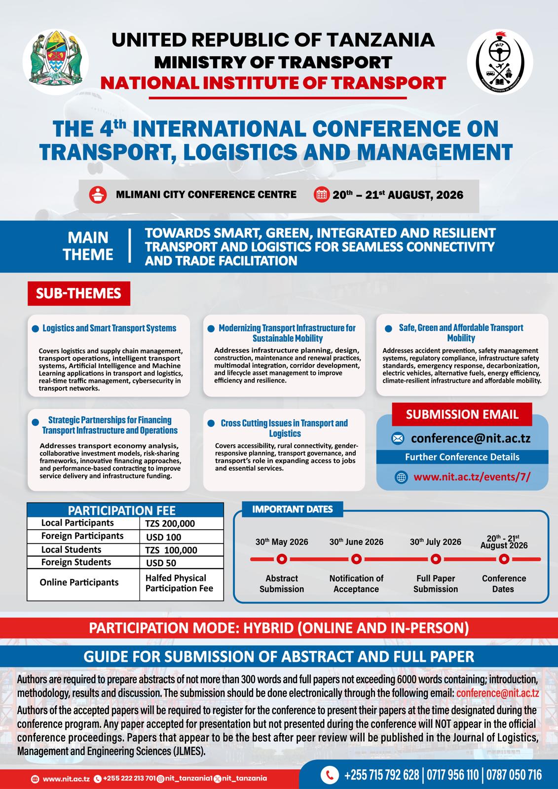 National Institute of Transport - NIT