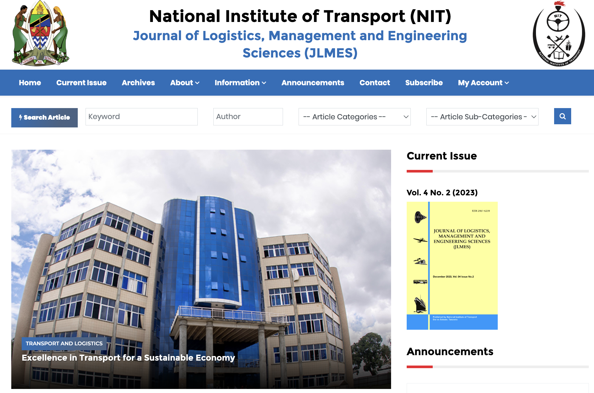 National Institute of Transport - NIT